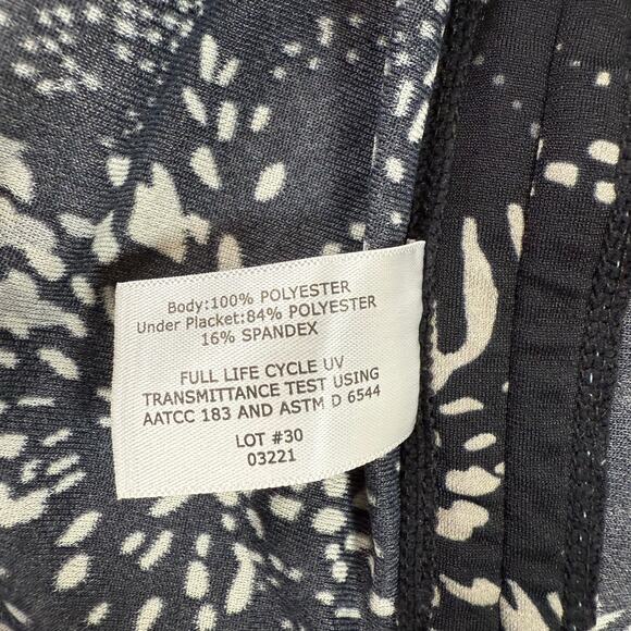 Coolibar UPF 50+ Women’s Tunic Top Black Floral Print Size XXL NWT - Picture 8 of 12